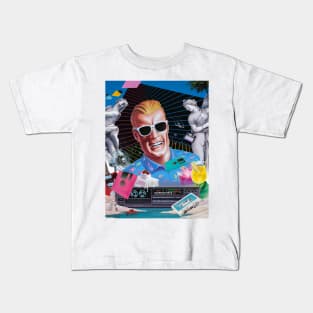 Max Headroom Vacation Kids T-Shirt